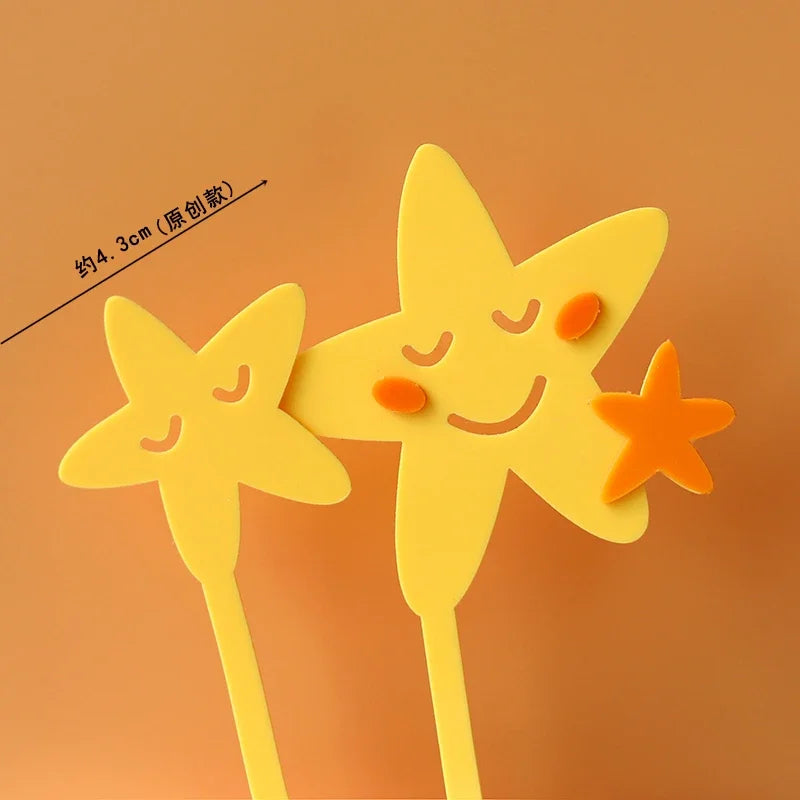 Rainbow Unicorn Cake Topper  Girl Baby Shower Birthday Decoration Kids Liked Unicorn Theme Decor Cupcake Party Baking Supplies