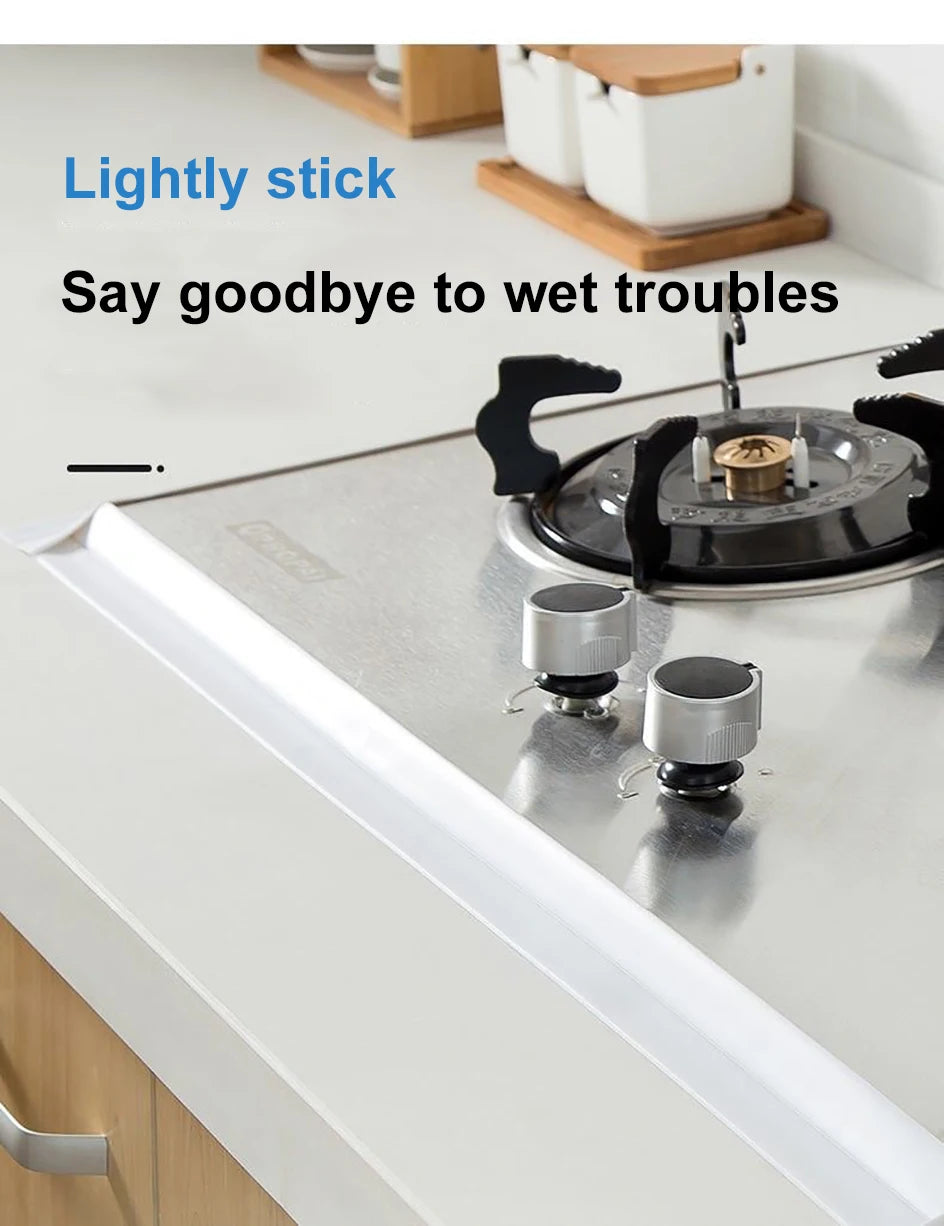 3.2M Bath Caulk Tape Self Adhesive PVC Oil-Proof Kitchen Sink Edge Corner Wall Sticker Waterproof Toilet Sealing Strip Tape