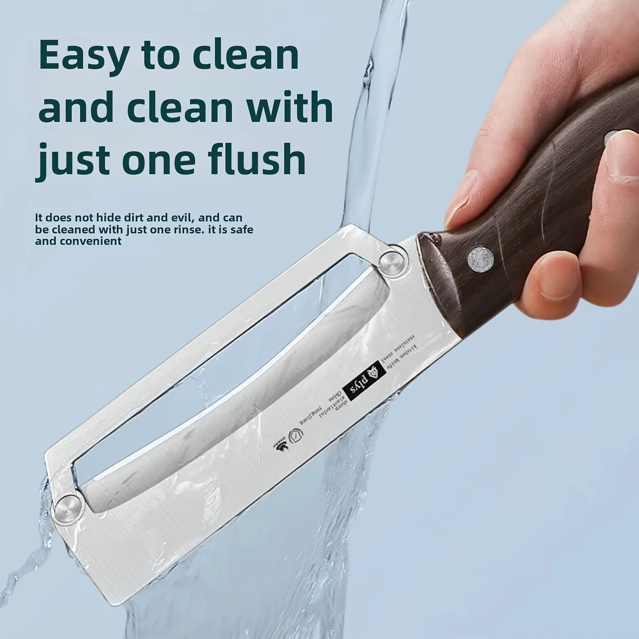 Stainless steel peeler with wooden handle for peeling and slicing fruits and vegetables | Durable and smooth operation