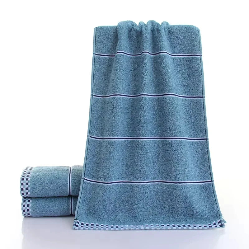 1 Pc Thickened Absorbent Bath Towel Soft Face Towel for Home