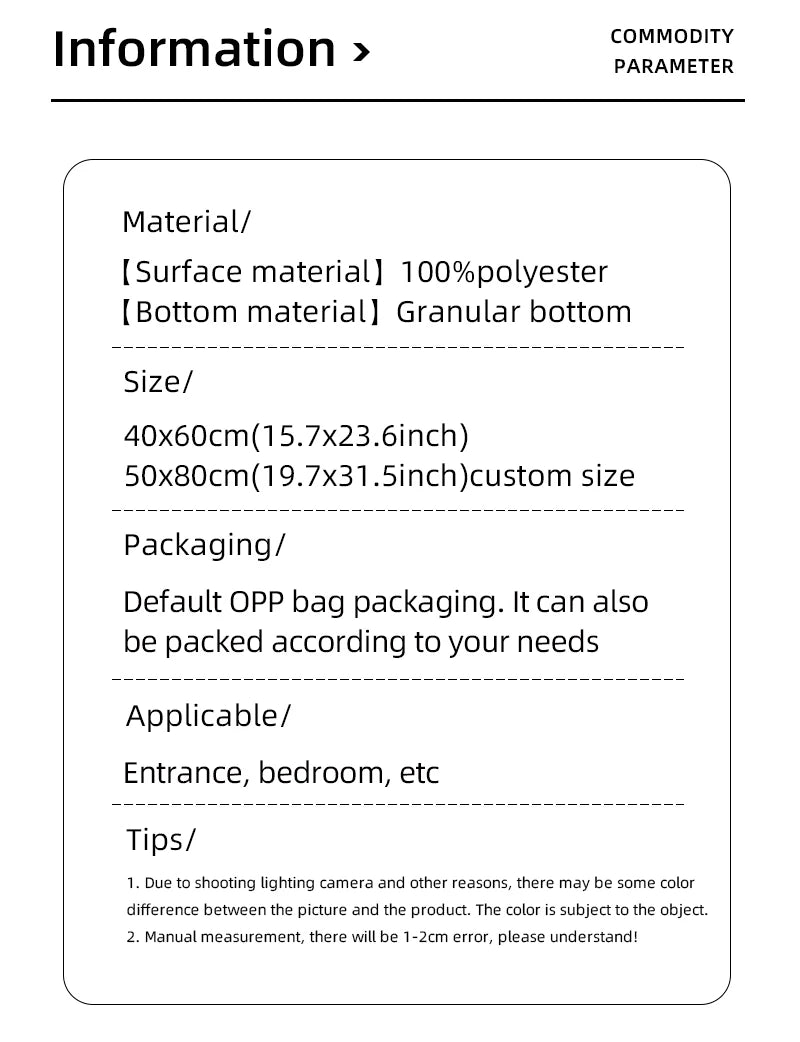 Multi-purpose Sponge Water Absorption Mat: Kitchen, Bathroom Bathroom Anti-skid, Moisture Absorption, Machine Washable Carpet