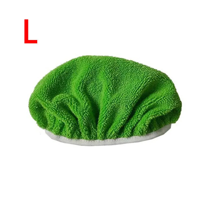 Microfiber Mop Cloth Absorbent Sponge Replacement Reusable Suitable for Swiffer Flat Mop Household Accessories Green Bathroom