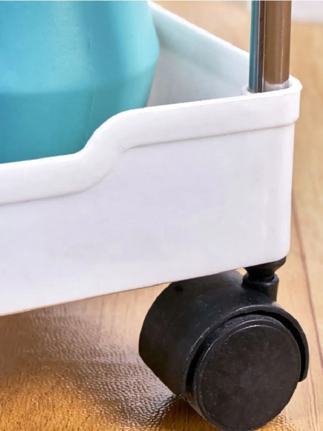 3/4 Tier Movable Gap Storage Rack Rolling Utility Cart Storage Shelf Kitchen Bathroom Slim Slide Organizer Shelf Livingroom