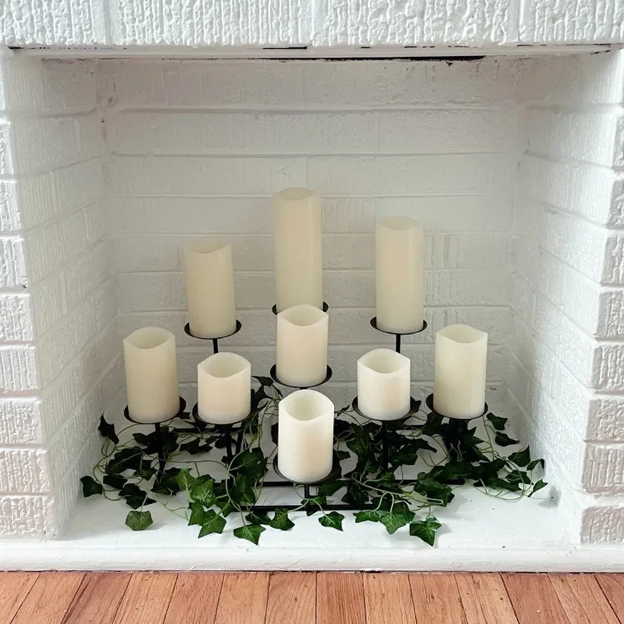 Flameless Flickering LED Candles Light Flameless Candles Battery Powered Candles for Wedding Decor Birthday Party Supplies Warm