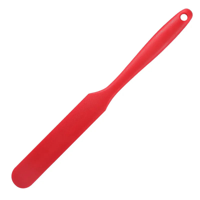 Silicone Long Scraper Color Cream Long Knife Scraper Cake Making Small Accessories Silicon Spatula Baking Tools for Cakes