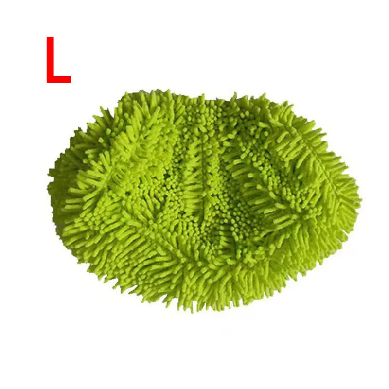 Microfiber Mop Cloth Absorbent Sponge Replacement Reusable Suitable for Swiffer Flat Mop Household Accessories Green Bathroom