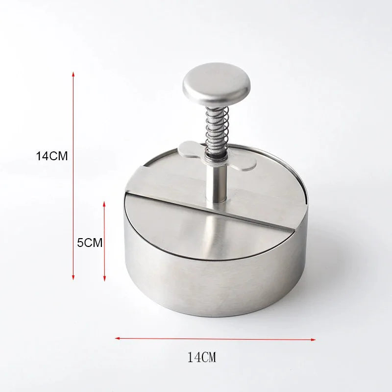 2025 Hamburger Press Hamburger Patty Maker 304 Stainless Steel Non-Stick Burger Press for Making Meat Patties and Thin Burgers