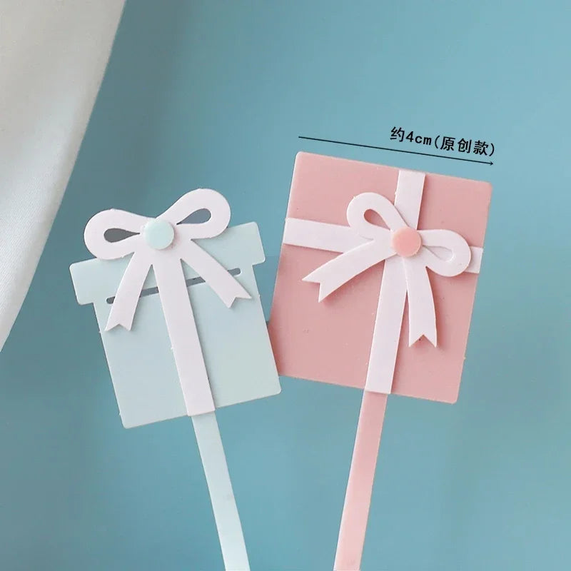 Rainbow Unicorn Cake Topper  Girl Baby Shower Birthday Decoration Kids Liked Unicorn Theme Decor Cupcake Party Baking Supplies