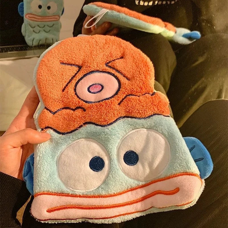 Hot Plant Hand Towel Cleaning Towel Absorbent Handkerchief Hanging Thickened Kitchen Towel Bathroom Kitchen Accessories