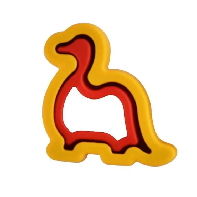 1/2/3/4/5/6pcs Stainless Steel Cookie Cutters Set - Animal & Heart Shapes for DIY Baking, Bread, Sandwich, Gift for Kids