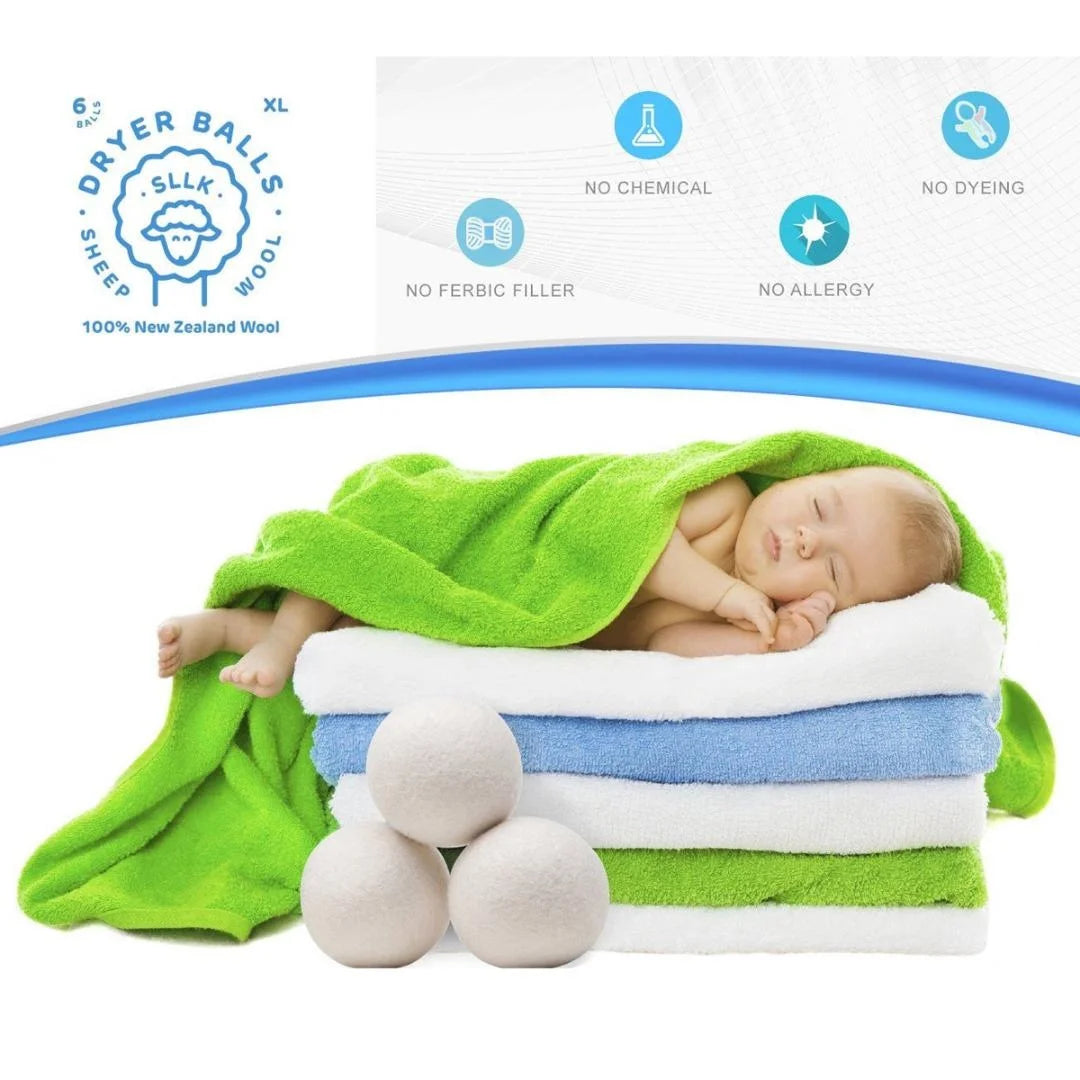 Clothes Wool Dryer Balls Laundry Tumble Dryer Balls 5cm Dryer Balls Laundry Softener Reusable Home Washing Machine Accessories