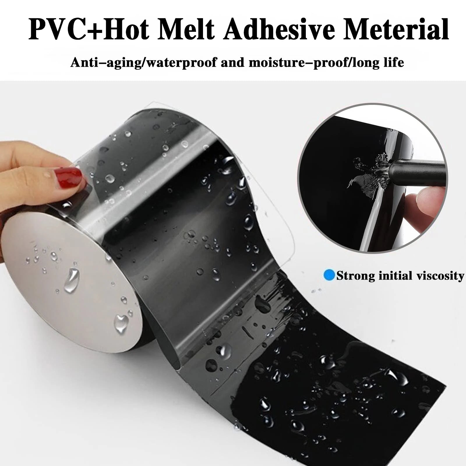 Super Glue Waterproof Tape Outdoor Garden Leakage Hose Water Bonding Pipe Adhesive Repair Stop Leak Seal Repair Insulating Tape