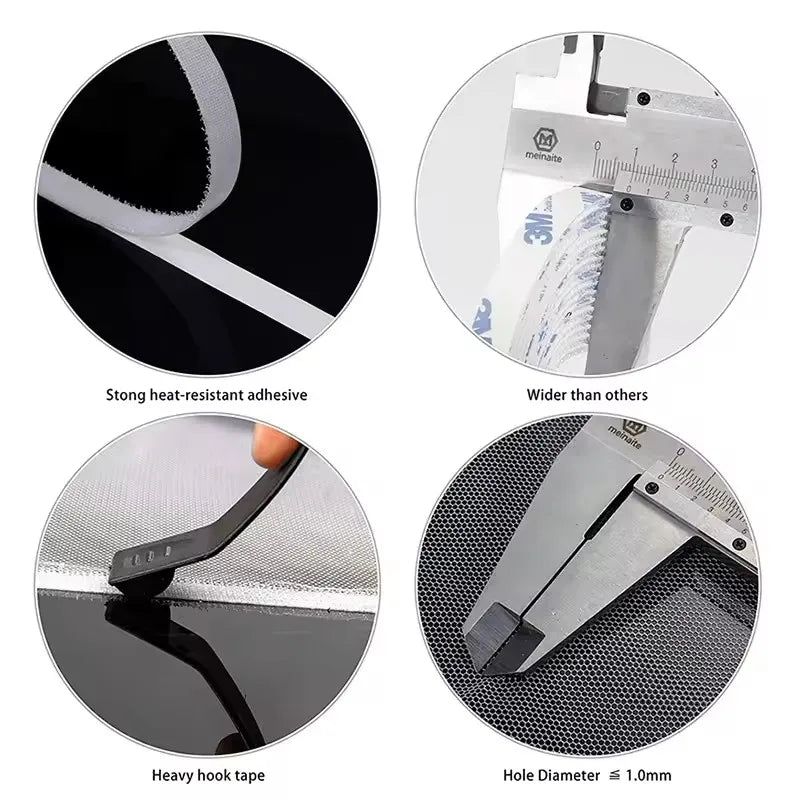 Indoor Insect Fly Screen Curtain Mesh Bug Mosquito Netting Door Window