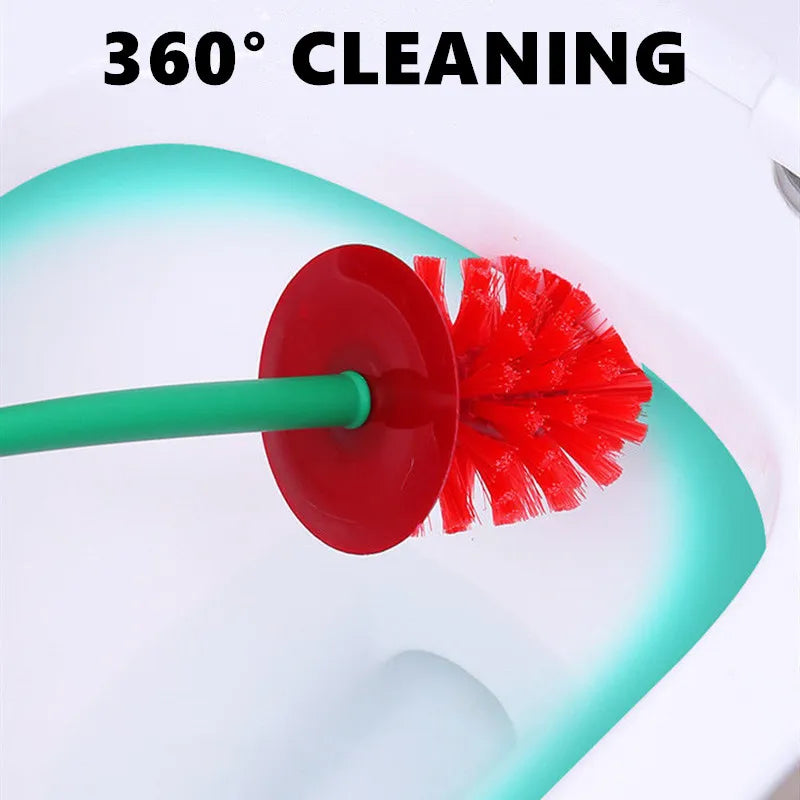 Toilet Brush Cherry Shape Lavatory Brush Holder Set Toilet Borstel Cepillo Wc Creative Lovely Lavatory Brush Toilet Cleaning