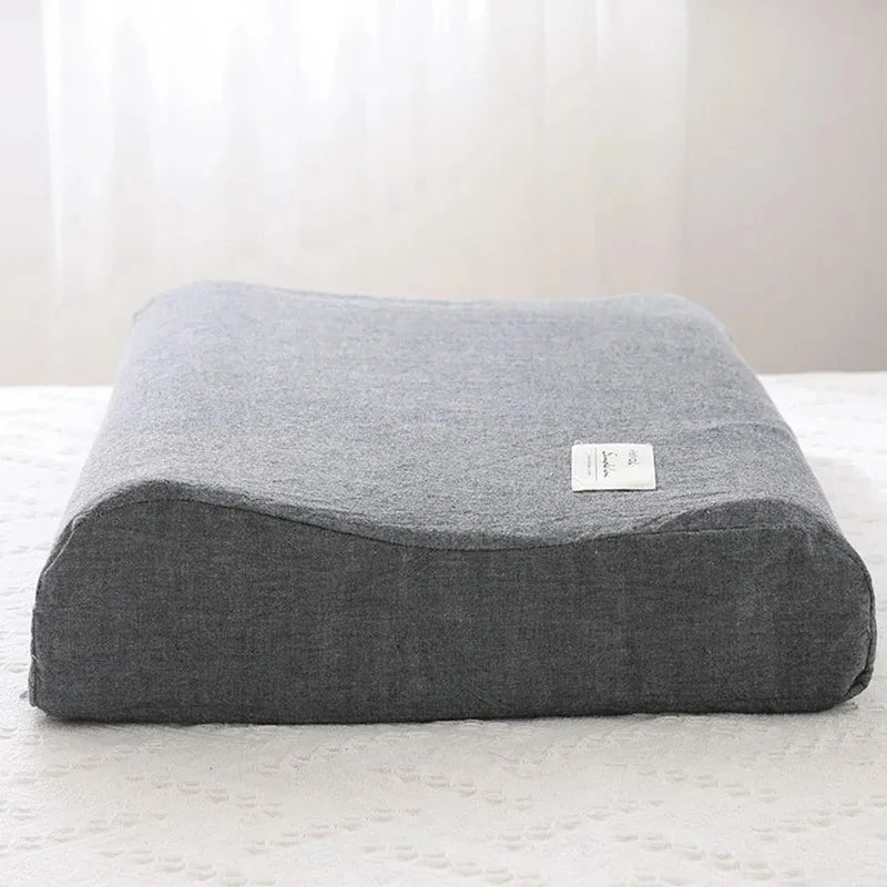 30x50cm Cotton Latex Pillowcase For Home Bedroom Sleeping Washable Memory Pillow Cover