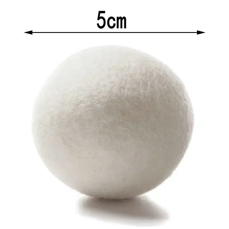 Clothes Wool Dryer Balls Laundry Tumble Dryer Balls 5cm Dryer Balls Laundry Softener Reusable Home Washing Machine Accessories