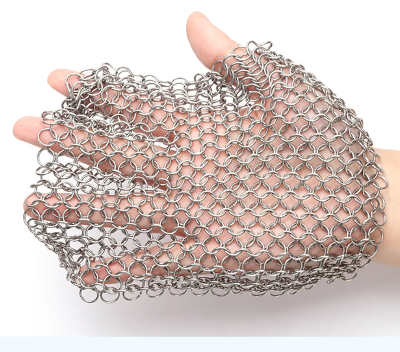 3 Size Kitchen Cleaning Stainless Steel Cleaner Scrubber  Reusable Washing Net Rust Pot Remover Cleaning Tool for Home