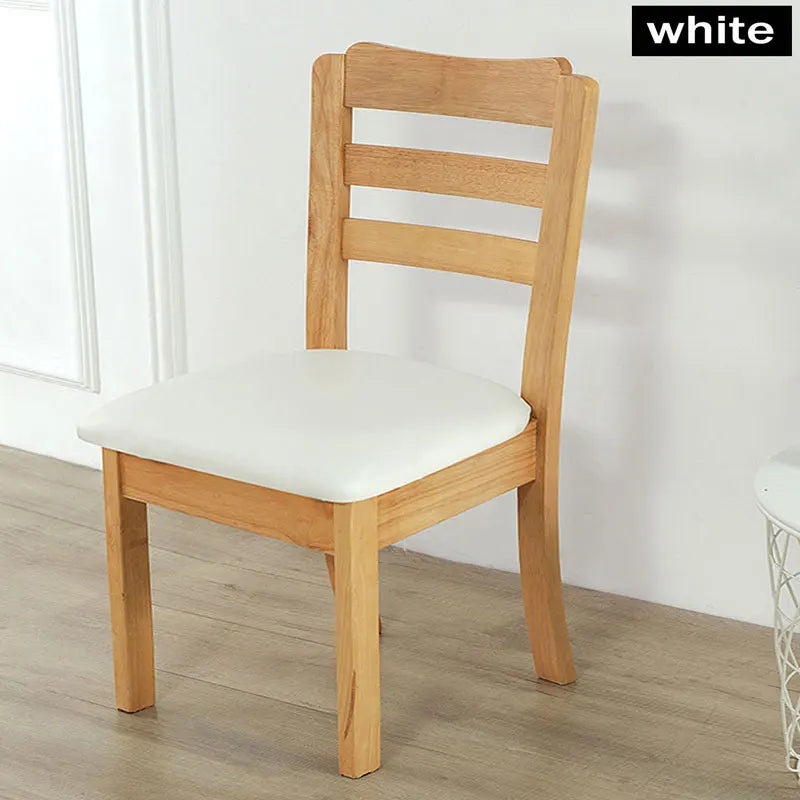 aterproof PU Chair Cushion Cover For Kitchen Dining Room Leather Seat Cover Dining Room Chair Seat Cushion Cover Solid Color