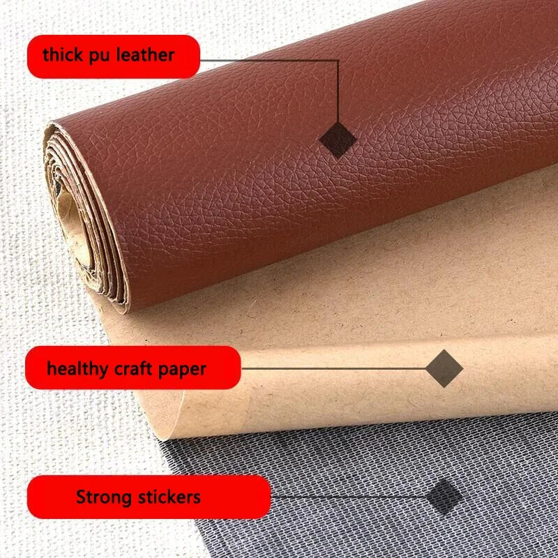 Self-Adhesive DIY Self Adhesive PU Leather Repair Patches Fix Sticker for Sofa Car Seat Table Chair Bag Shoes Bed Home