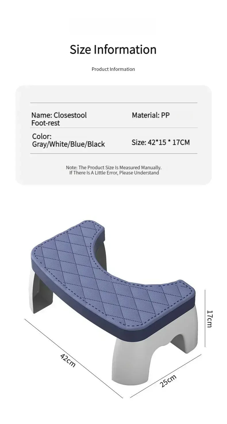 1PC Waterproof Squatty Potty Toilet Stool Toilet Foot Stool Squat Stool For Pregnant Woman Children Adult Old People