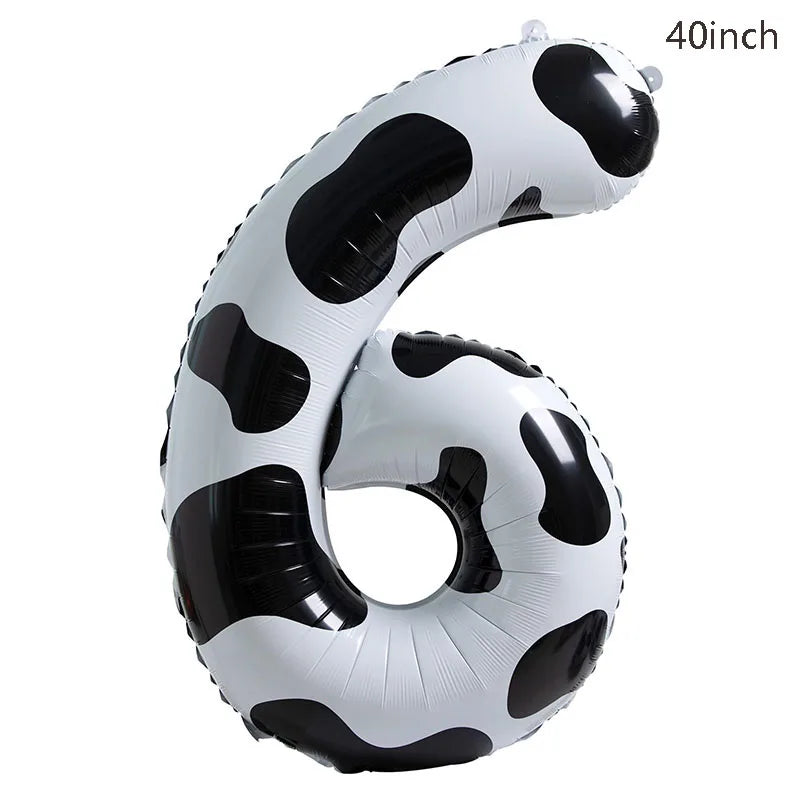 7pcs Farm Animal Balloons for Farm Birthday Party Decorations Supplies Cow Donkey Sheep Pig Chicken Foil Balloon Baby Shower