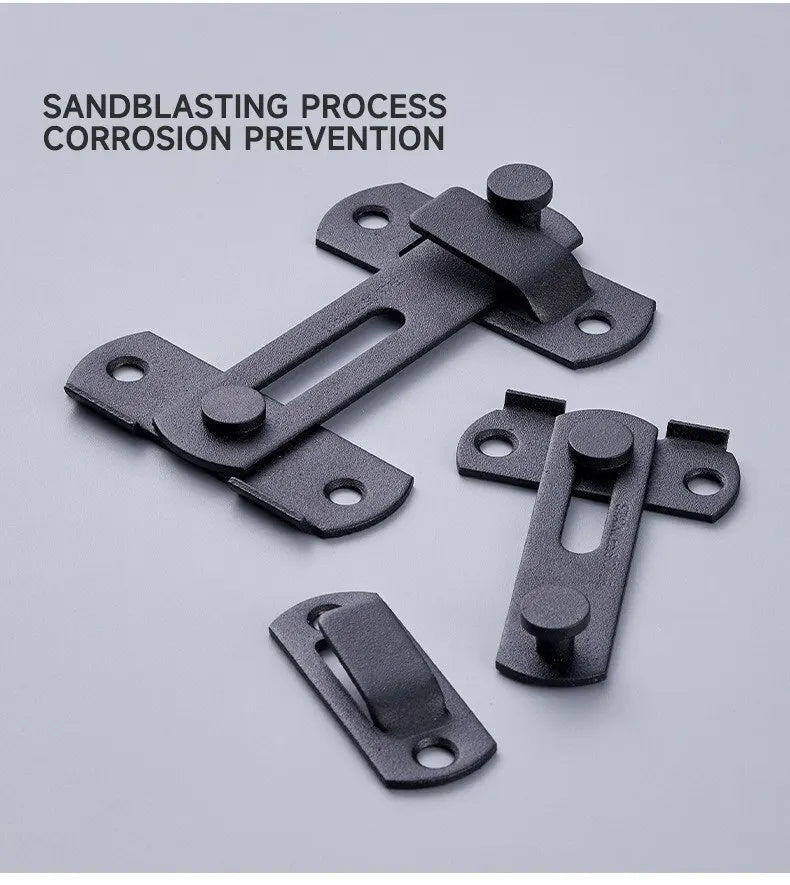 Sliding Barn Door Latch Sliding Right Angle Door Latch Door Bolt Wine Cooler Closet Window Door Latch Plug Baby Safety Latch