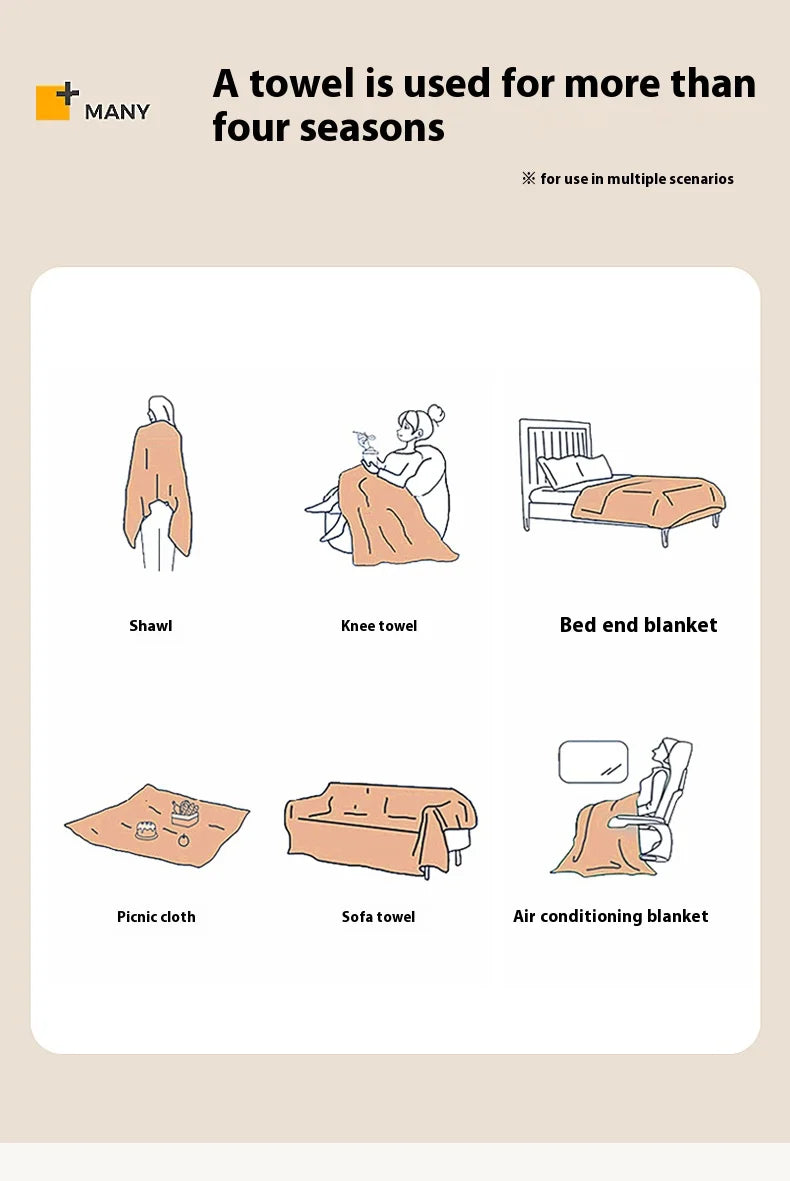 Sofa Cushion Cloth Double Sided Sofa Cover Thick Non-Slip Sofa Cover Full Cover Knee Blanket Cover Cloth Sofa Blanket