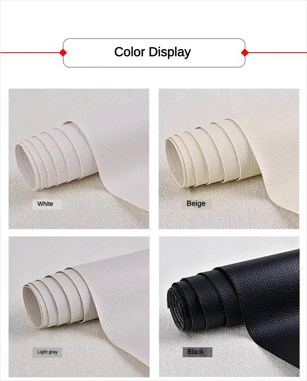 Self-Adhesive DIY Self Adhesive PU Leather Repair Patches Fix Sticker for Sofa Car Seat Table Chair Bag Shoes Bed Home