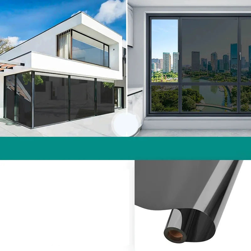 Household insulated glass film windows balconies privacy protection sun protection one-way mirrors window film stickers