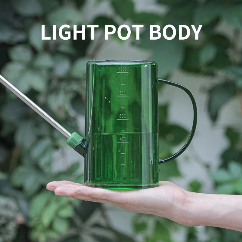 1/1.5l Long Spout Watering Can With Gardening Shovel Set Garden Irrigation Spraying Pot For Indoor Outdoor Plants Flower Office