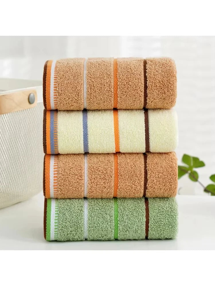 1 Pc Thickened Absorbent Bath Towel Soft Face Towel for Home