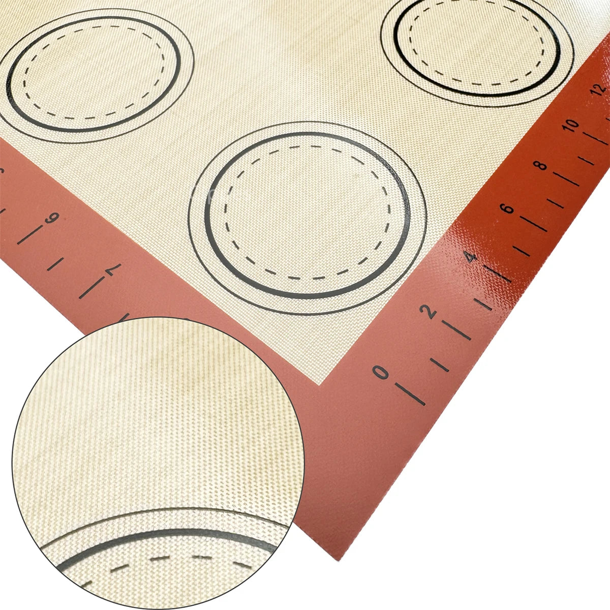 1PC Silicone Baking Mat for Oven, Thin 0.4mm, Reusable Non Stick Heat Resistant Bakeware Sheets Liner Baking Tools for Cookie