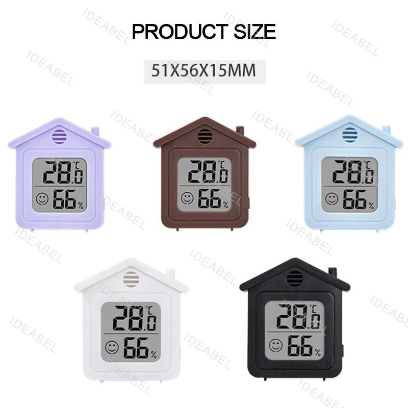 Mini LCD Digital Thermometer Hygrometer Indoor Room Temperature Humidity Meter Sensor Gauge Weather Station