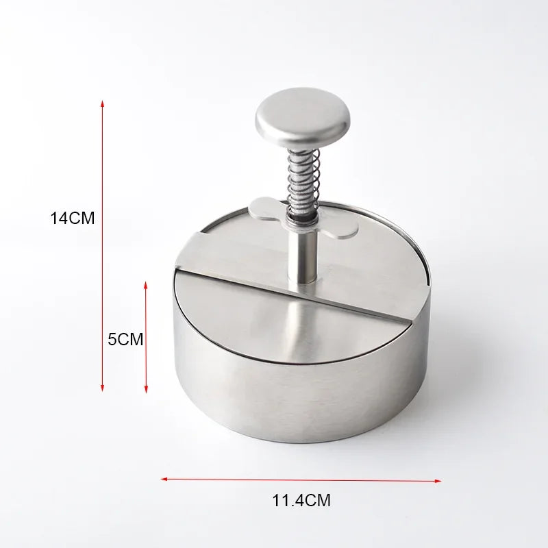2025 Hamburger Press Hamburger Patty Maker 304 Stainless Steel Non-Stick Burger Press for Making Meat Patties and Thin Burgers