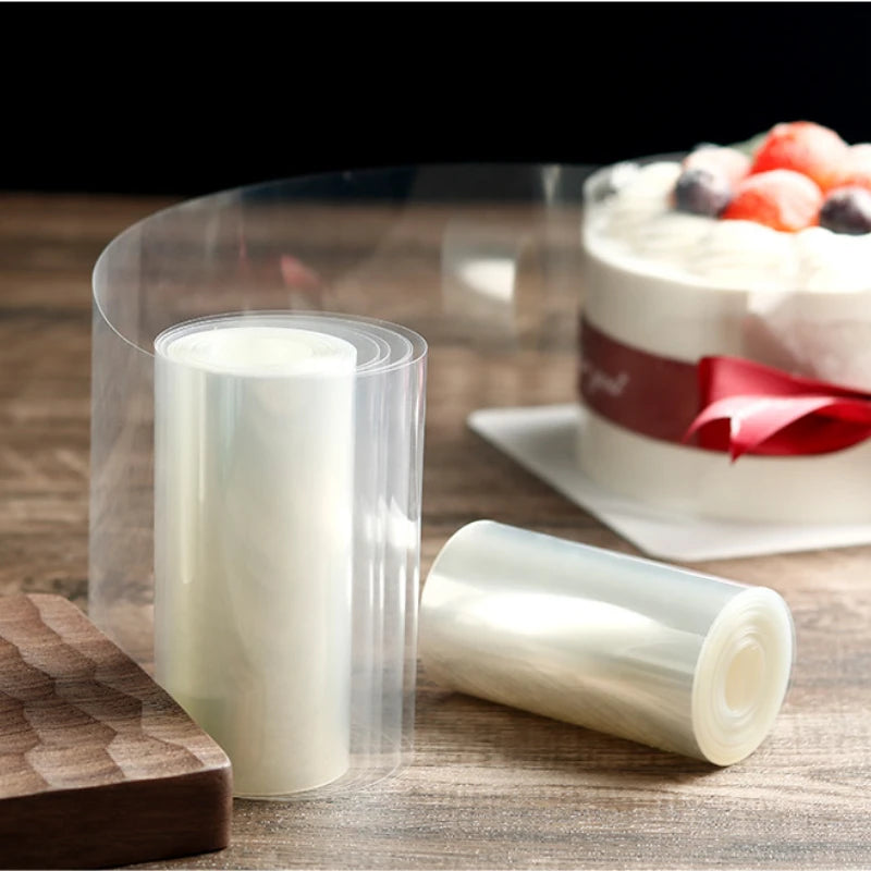 1 Roll Cake Surround Film Transparent Cake Collar Baking Accessories Kitchen Accessories  Cake Tools for Mousse Chocolate Pastry