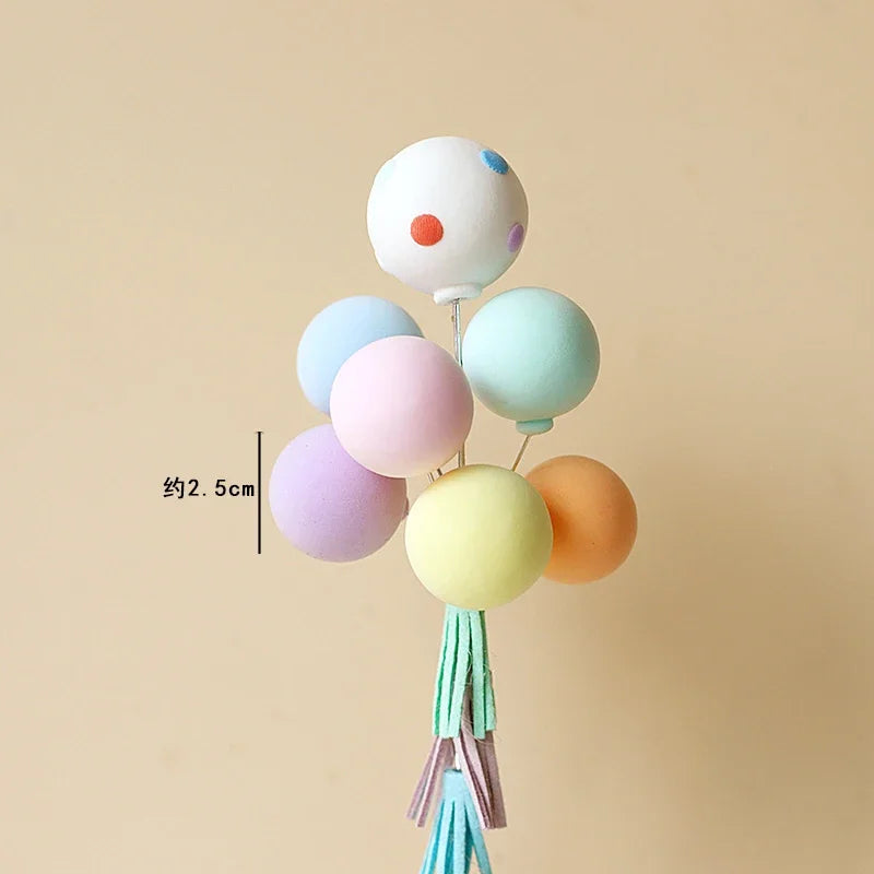 Rainbow Unicorn Cake Topper  Girl Baby Shower Birthday Decoration Kids Liked Unicorn Theme Decor Cupcake Party Baking Supplies