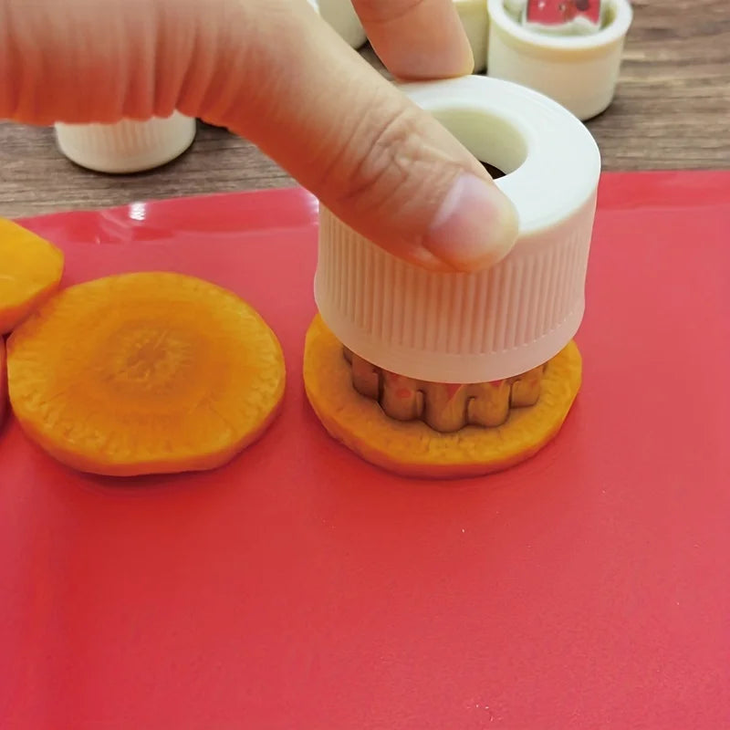 4/5/10/14 Piece Stainless Steel Vegetable and Fruit Shaping Cutting Mold, Fruit Salad Making Cutter, Vegetable and Fruit Embossi