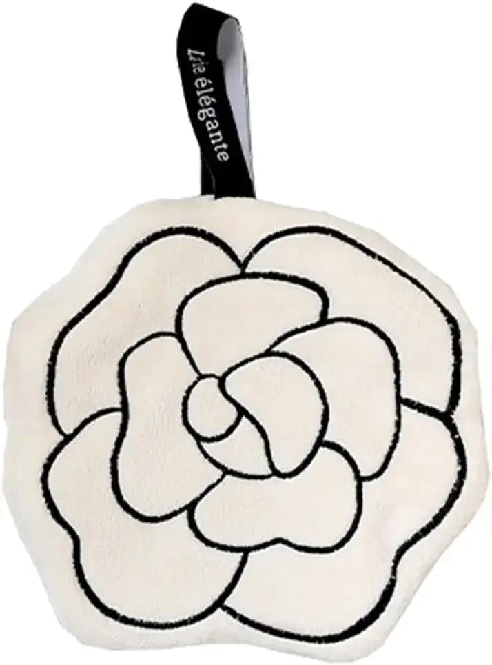 Hand Towel Soft and Skin-friendly Face Towel Hanging Double-layer Thickened Speed Dry Absorbent Hand Cloth for Kitchen Bathroom