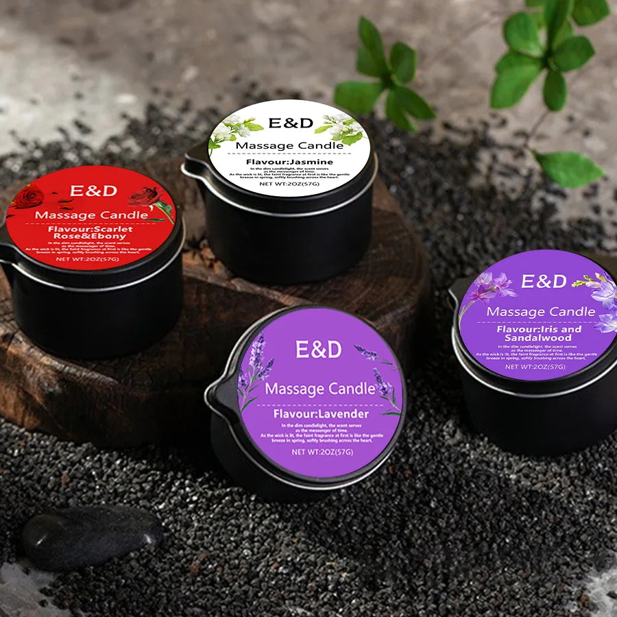 Massage Oil Candle,for Stress Relief and Skin Moisturizing,scented candles aromatherapy SM Product Spa Essentials,luxury candles