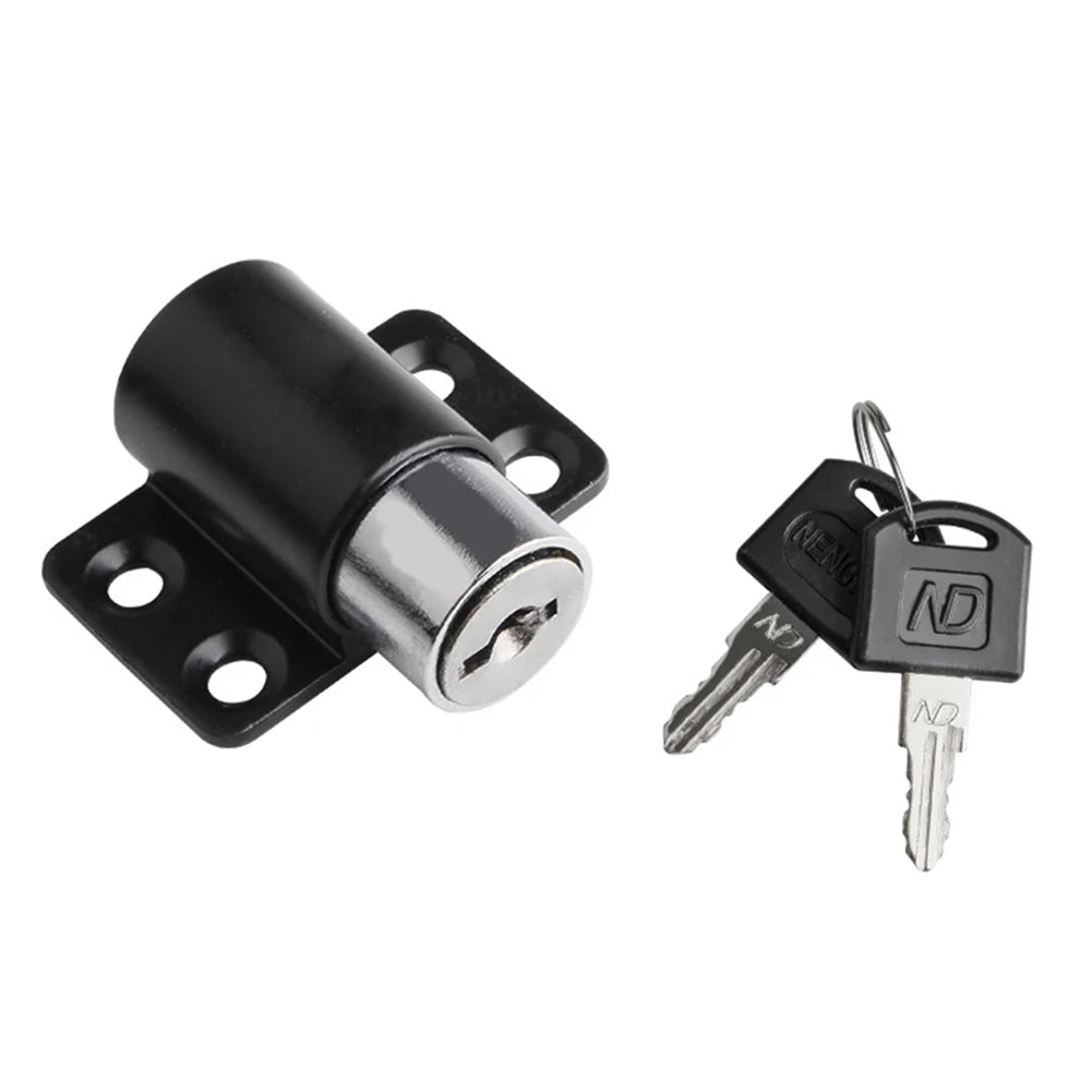2 Keys 1 Set Sliding Door Window Locks with Baby Child Safety Protection Antitheft Aluminum Alloy Door Security Lock Catches