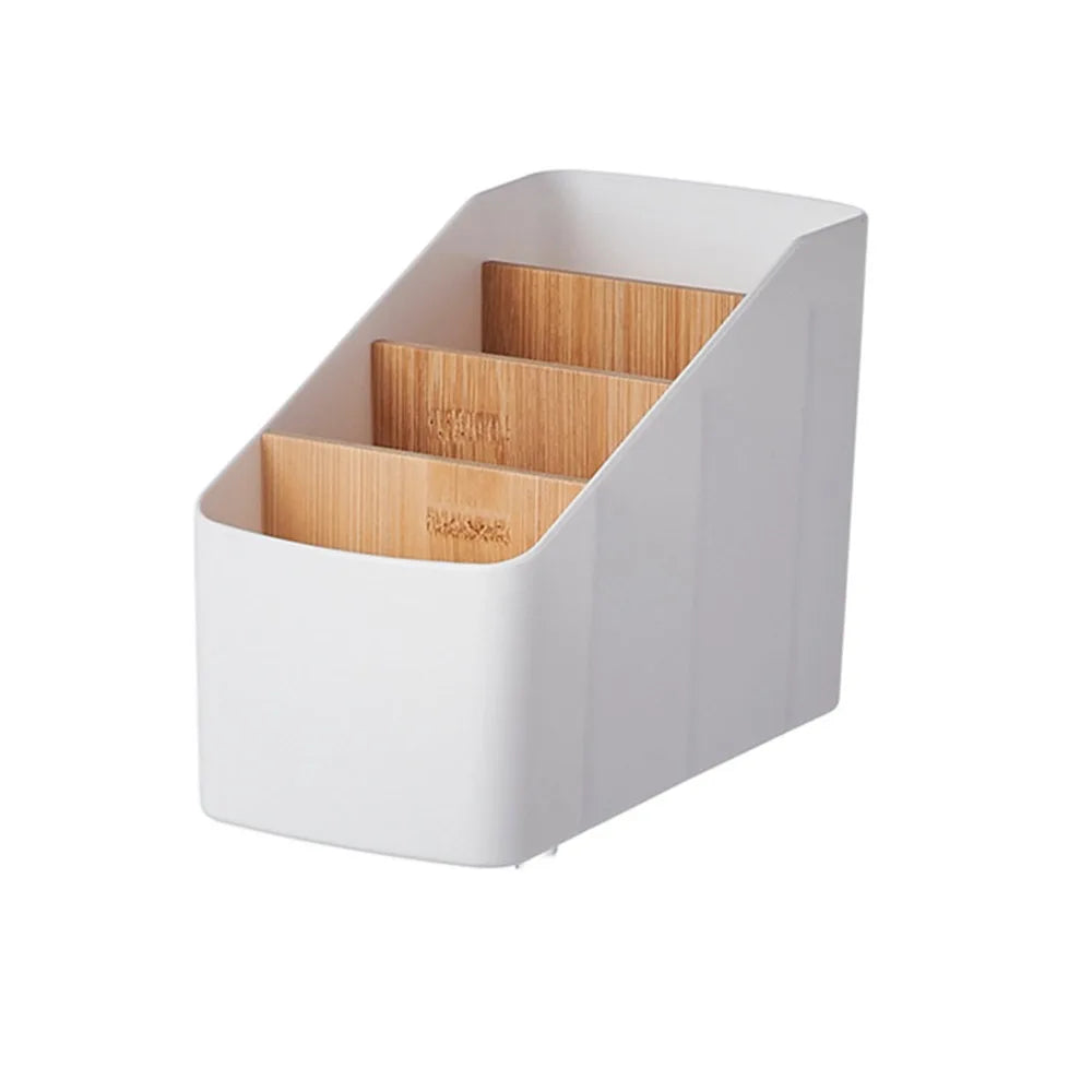 Remote Control Organizer TV Remote Holder For Table Multipurpose Desktop Storage Box Bedroom Living Room Organizer