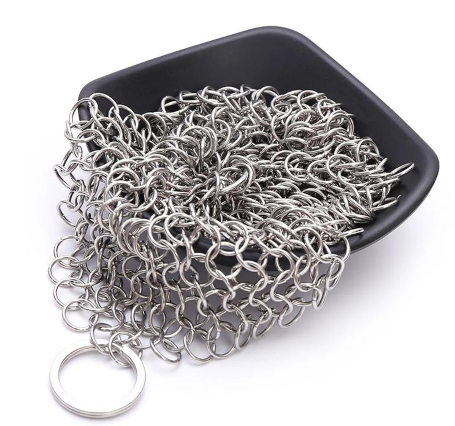 3 Size Kitchen Cleaning Stainless Steel Cleaner Scrubber  Reusable Washing Net Rust Pot Remover Cleaning Tool for Home