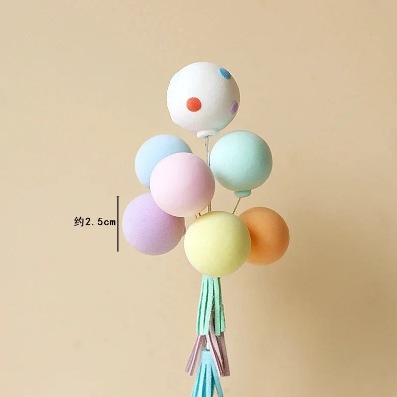 Rainbow Unicorn Cake Topper  Girl Baby Shower Birthday Decoration Kids Liked Unicorn Theme Decor Cupcake Party Baking Supplies