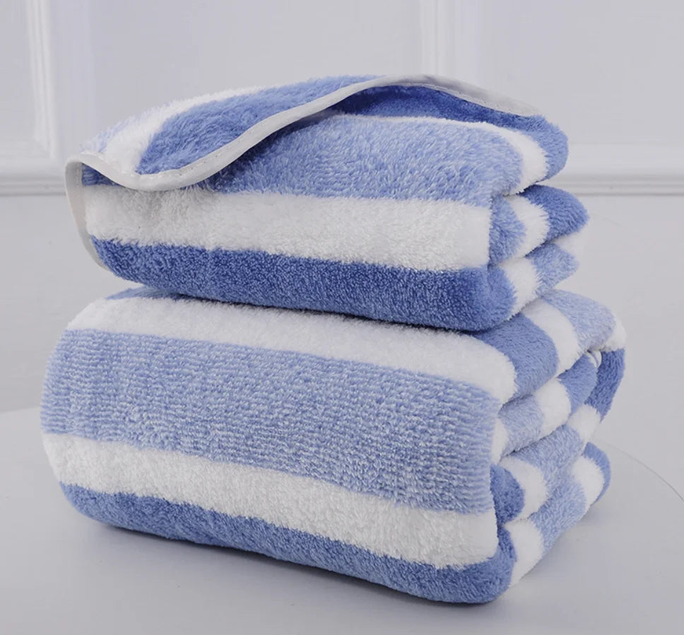 1 Pc Thickened Absorbent Bath Towel Soft Face Towel for Home