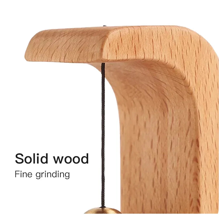 Dopamine Wind-bell Magnetic Inhalation Home Wind-bell Beech Car Into The Door To Remind The Bell Copper Bell Walnut Copper Ornam