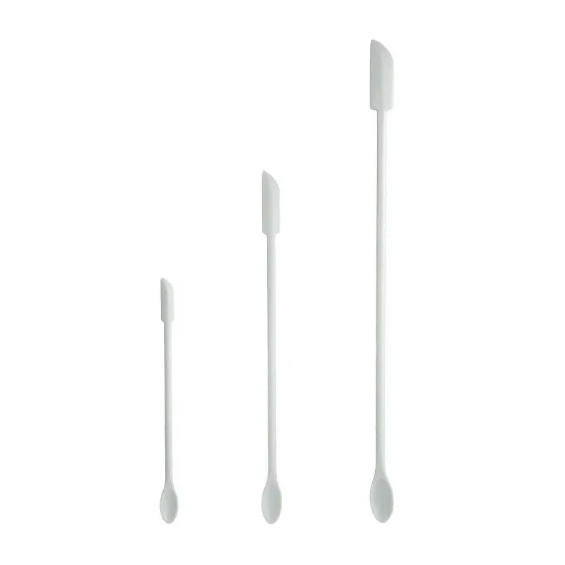 Cosmetic Bottle Silicone Mini Scraper Three Piece Set Baking Double End Two In One Spatula Jam Bottle Scraper Spoon Set