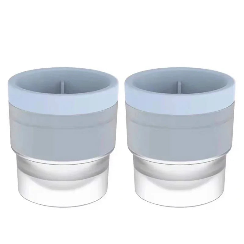 Silicone Ice Maker Food Grade Sphere Ice Mold Stackable Slow Melting DIY Ice Ball For Cocktail Whiskey Drink Home Bar