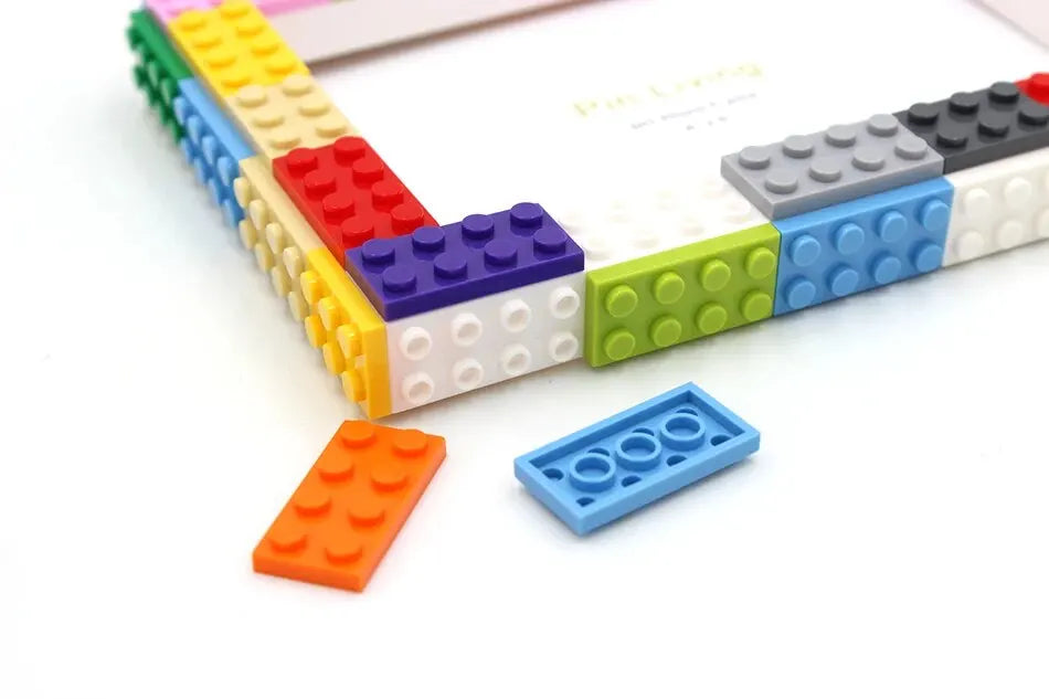 DIY Clourful Building Blocks Photo Frame For Home Decoration Creative Family Activity& Educational Gift