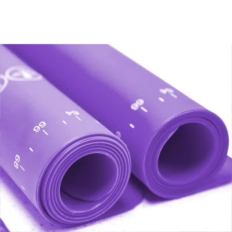 60/50/40cm Silicone Pad Baking Mat Sheet Kneading Dough Mat For Kitchen Rolling Dough Pizza Large Dough Non-Stick Maker Holder