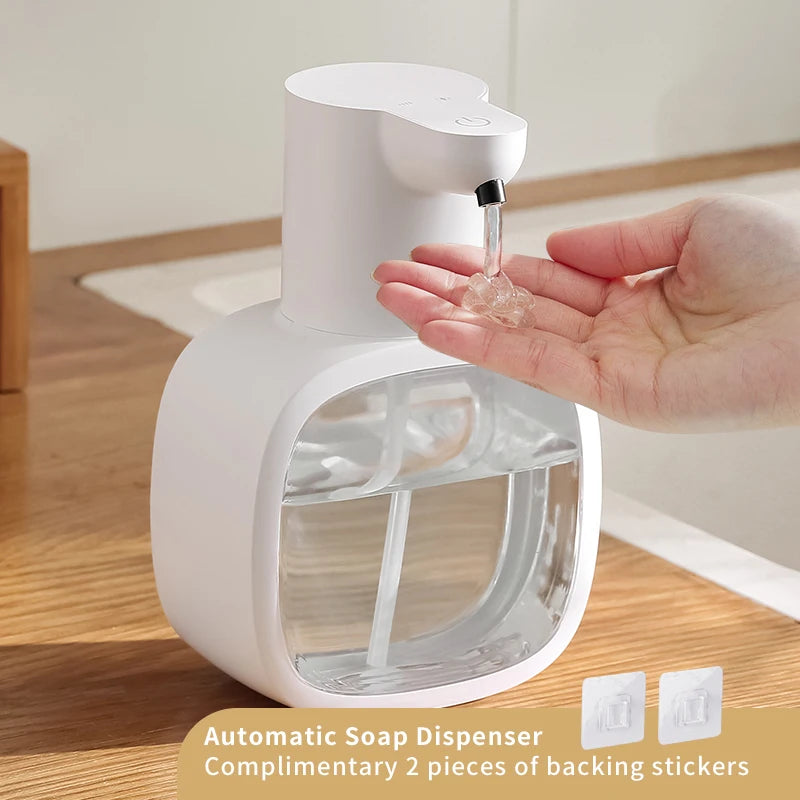 New Wall Mounted Automatic Soap Dispenser Foam Smart Hand Washing Machine 500ml Liquid Rechargeable Bathroom Induction Sensor